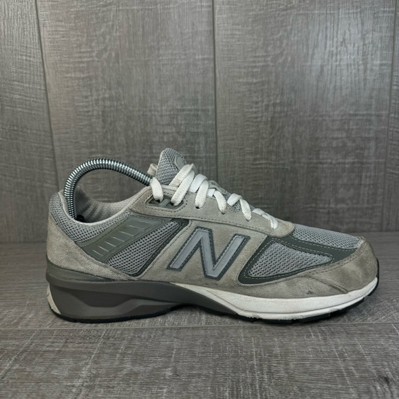 New Balance 990v5 Made In USA Castlerock Gray Sneakers Women’s Size 8.5 Dad Shoe - Picture 4 of 9